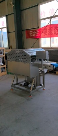 Fresh chicken breast horizontal slicer, spine and waist layering and slicing machine, chicken cutlet