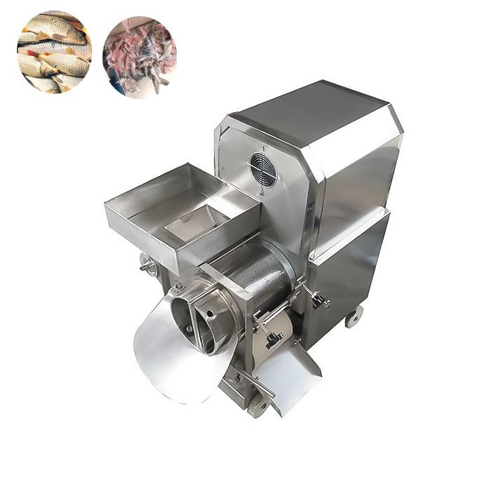 304 fish meat and fish bone separation and harvesting machine for shrimp, fish bone, crab, bone, and shell removal