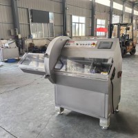 Commercial chop and chop machine for steak, lunch meat, frozen meat slices, cured meat sausage slicing machine, beef an