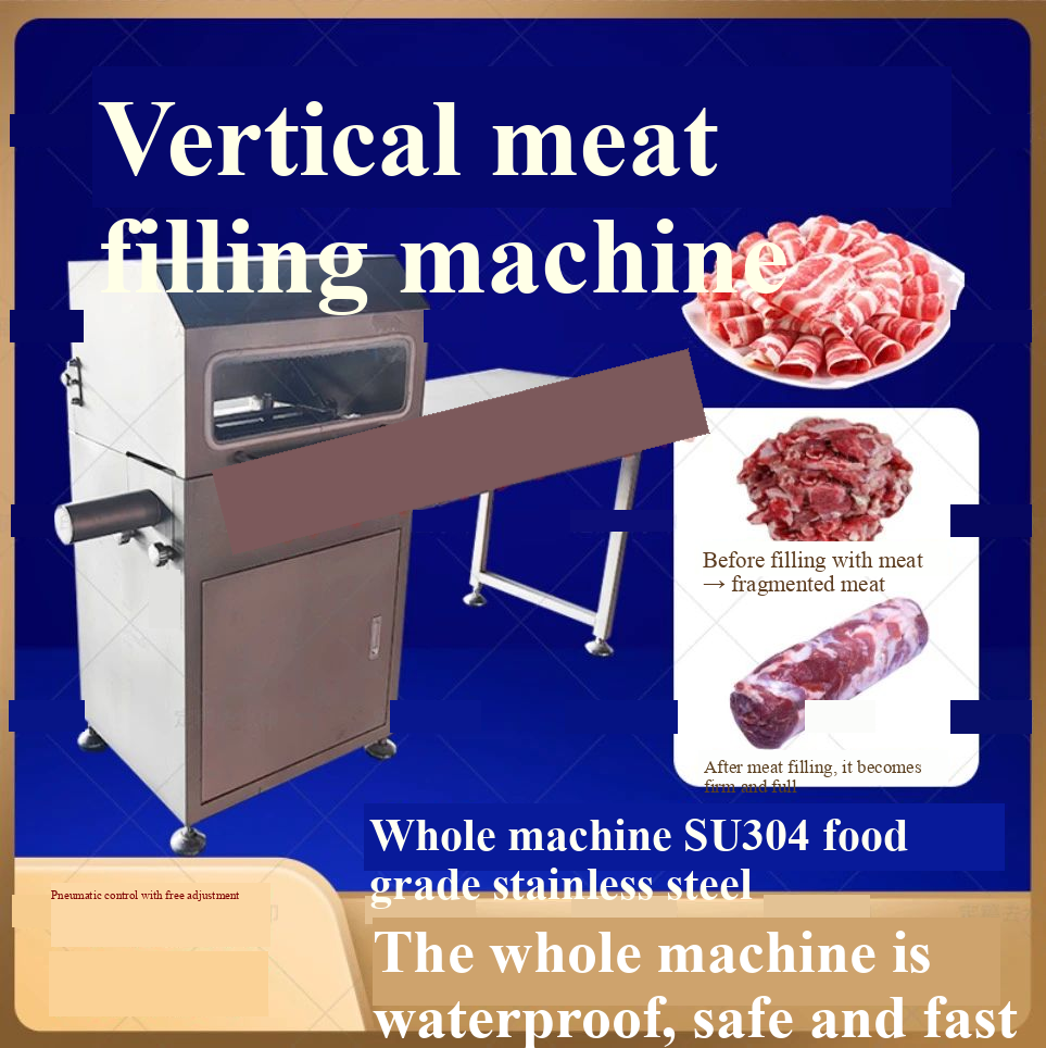Commercial Beef Roll Filling Machine Beef Roll Forming Machine Filling Machine Lamb Roll Filling Machine Meat Filling M