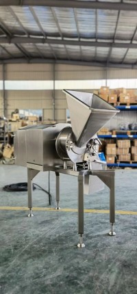 Large 3D centrifugal diced machine, micro frozen meat, fruits, vegetables, chicken breast, meat belly, meat belly, pota