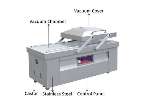 Industrial Double Chamber Vacuum Machine for Food Packaging