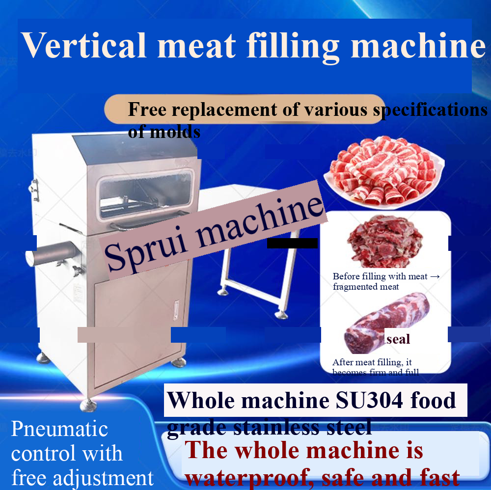 Commercial Beef Roll Filling Machine Beef Roll Forming Machine Filling Machine Lamb Roll Filling Machine Meat Filling M