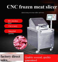 Fully automatic CNC chopping machine, multifunctional frozen meat cutting machine, chicken, duck, goose, fish and meat