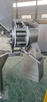 Large 3D centrifugal diced machine, micro frozen meat, fruits, vegetables, chicken breast, meat belly, meat belly, pota